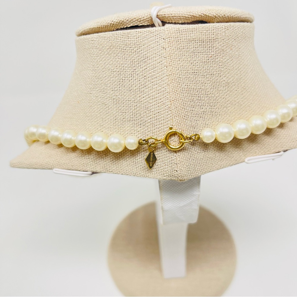 Vintage Sarah Coventry Faux Pearl Necklace | Classic‎ Single Strand - Picture 7 of 8